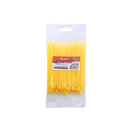 A11088 - Abraçadeira de nylon - 100x2,5 mm - amarela