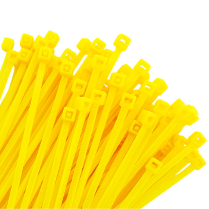 A11088 - Abraçadeira de nylon - 100x2,5 mm - amarela