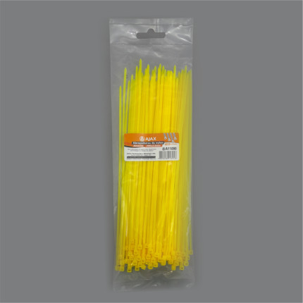 A11090 - Abraçadeira de nylon - 200x2,5 mm - amarela