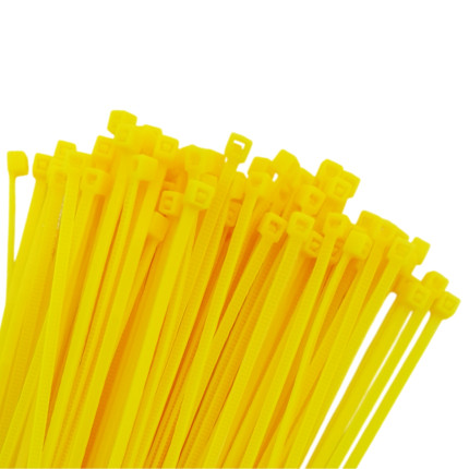 A11090 - Abraçadeira de nylon - 200x2,5 mm - amarela
