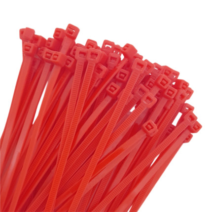 A11093 - Abraçadeira de nylon - 140x3,5 mm - vermelha