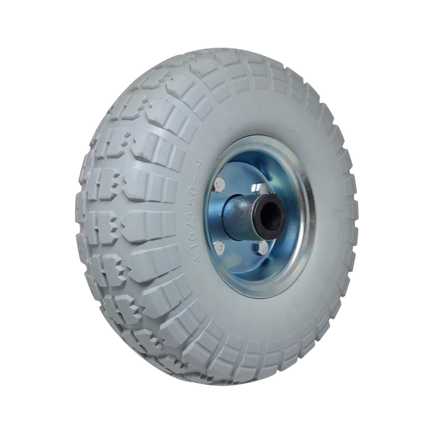 A04363 - Roda PU - 3.50-4 - rolamento rolete - 22,4 mm