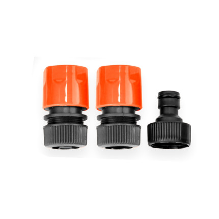 A01017 - Conjunto para mangueira - ducha - 4 peças - 1/2"