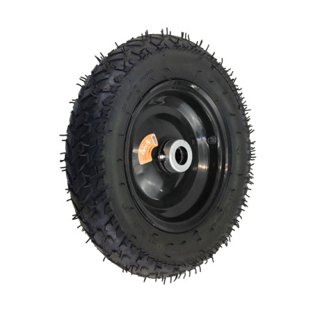 A04424 - Roda Ajax - 3.25-8 - 2 lonas - rolamento rolete 1" 