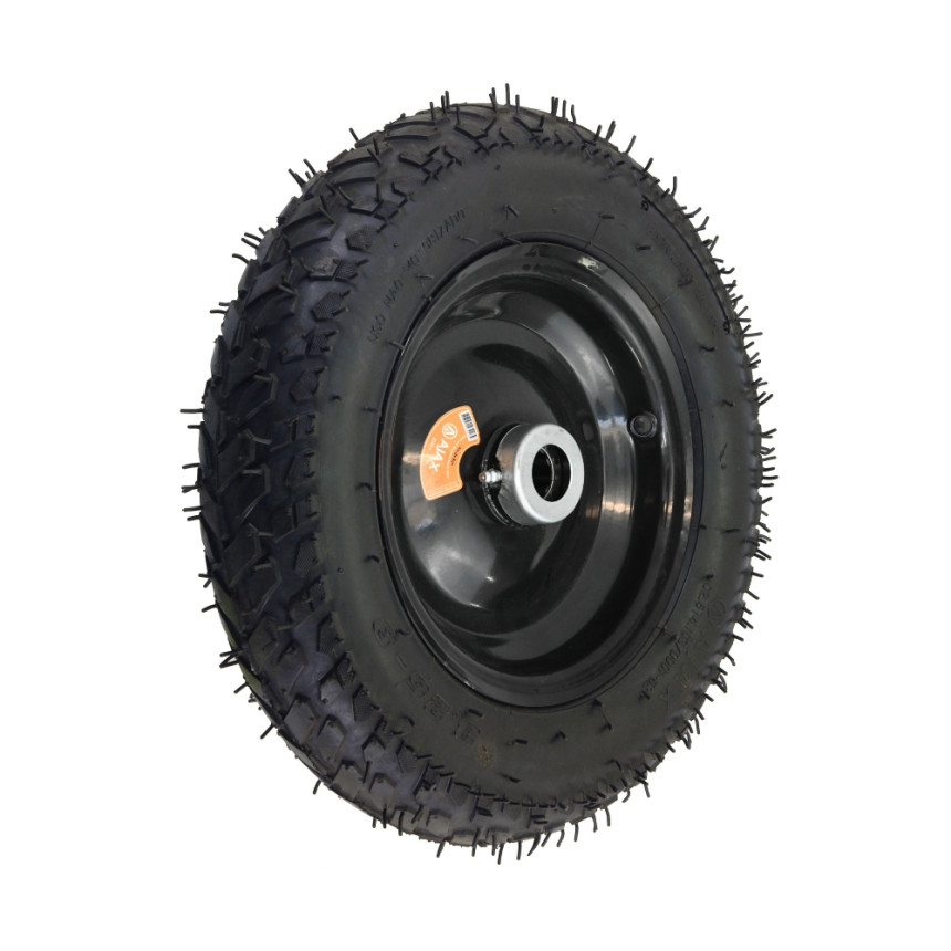 A04424 - Roda Ajax - 3.25-8 - 2 lonas - rolamento rolete 1" 