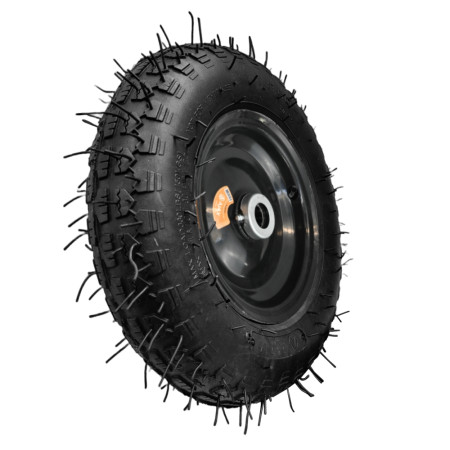 A04524 - Roda Ajax - 3.50-8 - 2 lonas - rolamento rolete - 26,8 mm