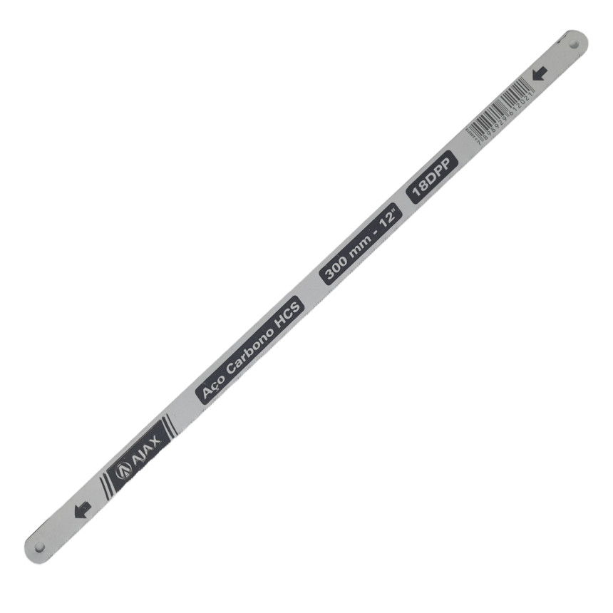 A06018 - Lâminas de serra aço carbono  HCS - 18 dentes