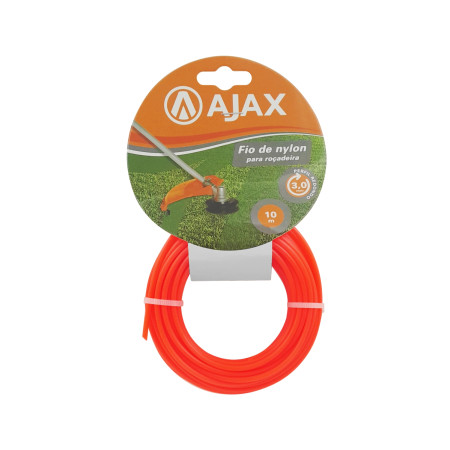 A01101 - Fio de nylon para roçadeira - 3,0 mm x 10 m