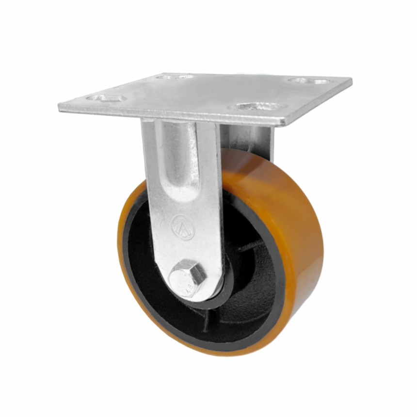 A08552-F - Rodízio de poliuretano moldado FS 52 PU - 5" - fixo