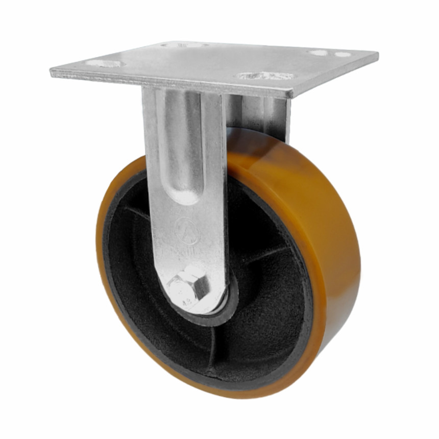 A08562-F - Rodízio de poliuretano moldado FS 62 PU - 6" - fixo