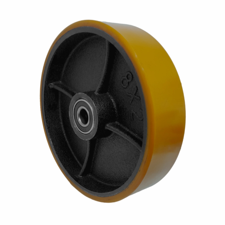 A08582 - Roda de poliuretano moldado 82 PU - 8"