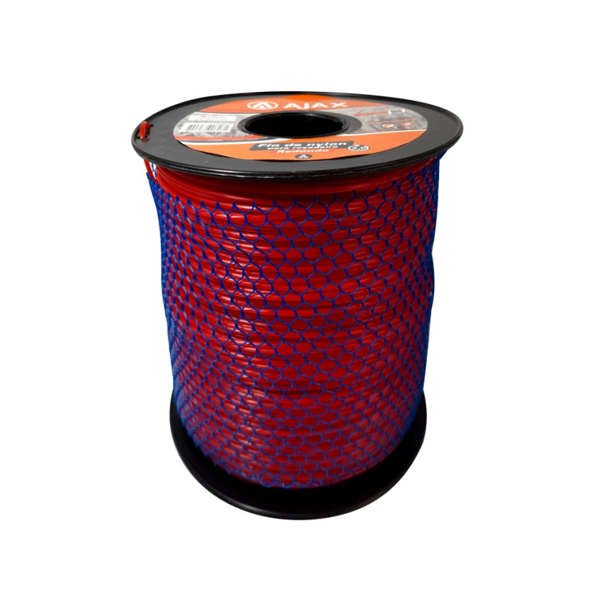 A01111 - Fio de nylon para roçadeira - 2,0 mm redondo - 2 kg