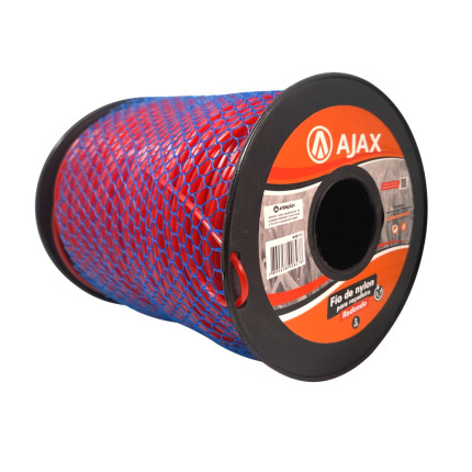 A01112 - Fio de nylon para roçadeira - 2,7 mm redondo - 2 kg