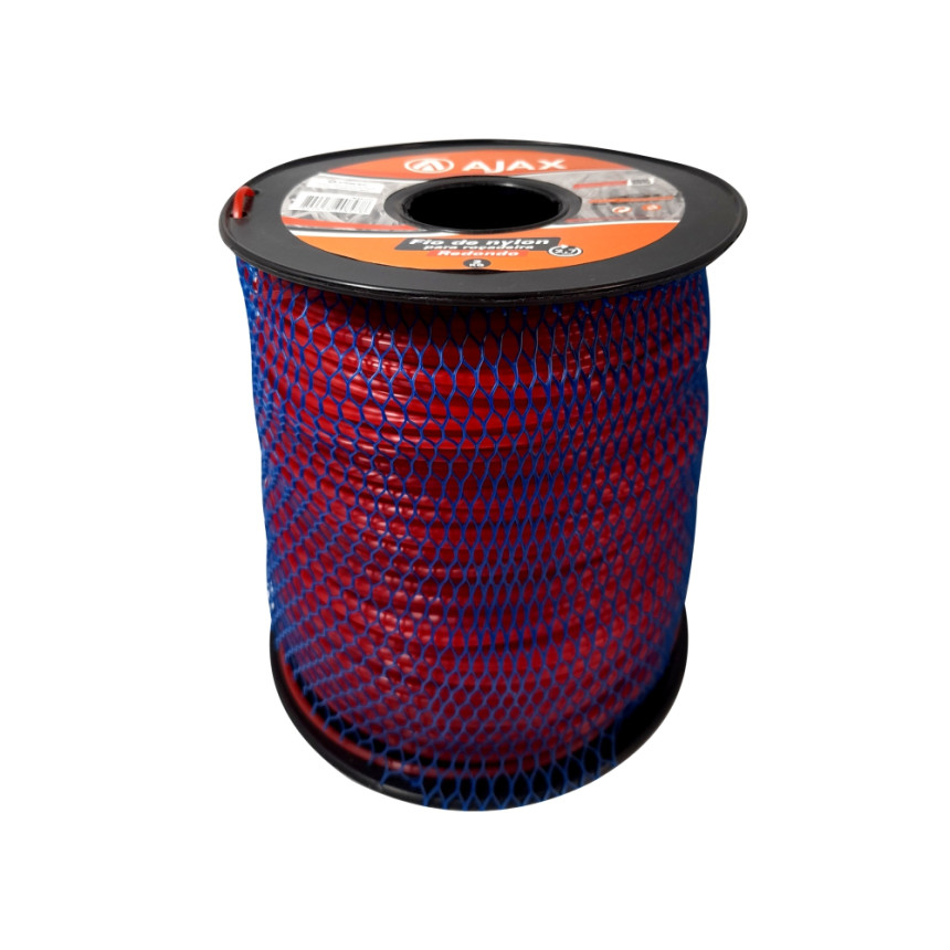 A01112 - Fio de nylon para roçadeira - 2,7 mm redondo - 2 kg