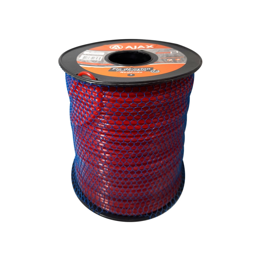 A01113 - Fio de nylon para roçadeira - 3,0 mm redondo- 2 kg