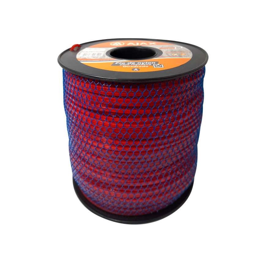 A01114 - Fio de nylon para roçadeira - 2,7 mm quadrado - 2 kg