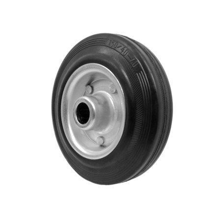 A09762 - Roda de borracha maciça - 612
