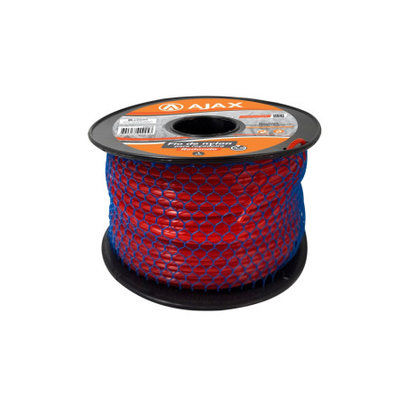 A01119 - Fio de nylon para roçadeira - 3,0 mm redondo -1 kg