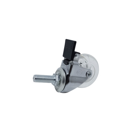 A09911-GRF - Rodízio de gel - 1.3/8" - giratório com rosca e freio