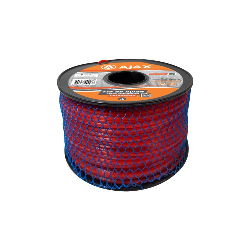 A01121 - Fio de nylon para roçadeira - 3,0 mm quadrado - 1 kg