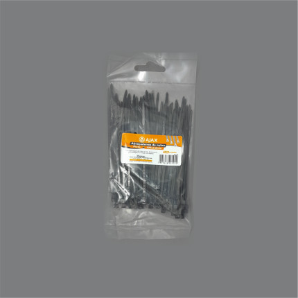 A11002 - Abraçadeira de nylon - 100 X 2,5 mm - preta