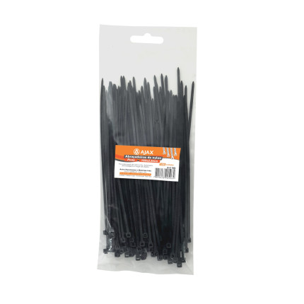 A11004 - Abraçadeira de nylon 150 X 2,5 mm - preta