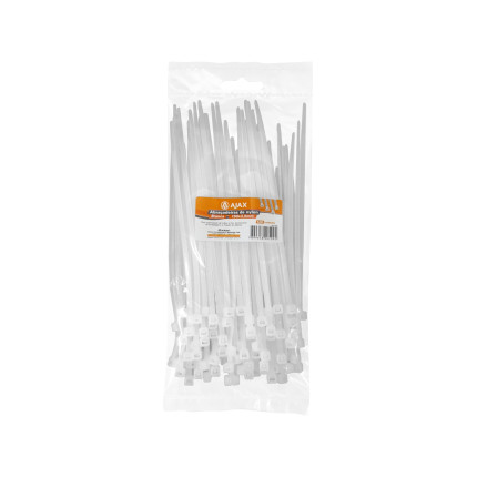A11005 - Abraçadeira de nylon - 150 X 3,5 mm - branca