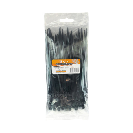A11006 - Abraçadeira de nylon - 150 X 3,5 mm - preta