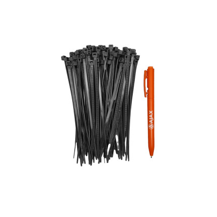 A11006 - Abraçadeira de nylon - 150 X 3,5 mm - preta