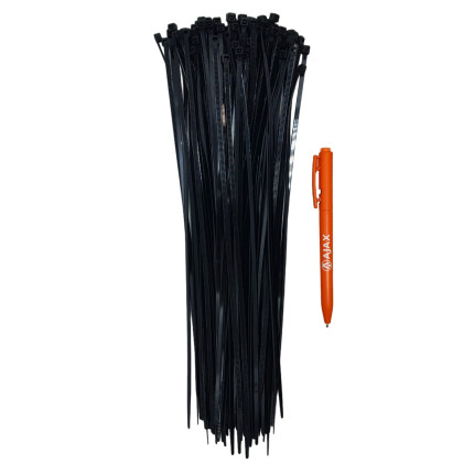 A11014 - Abraçadeira de nylon - 300 X 3,5 mm - preta