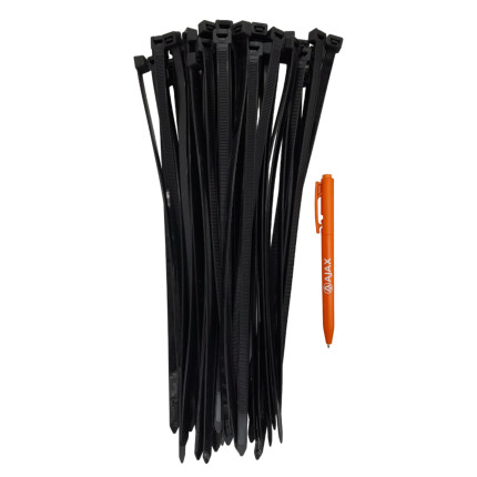 A11018 - Abraçadeira de nylon - 300 X 7,6 mm - preta