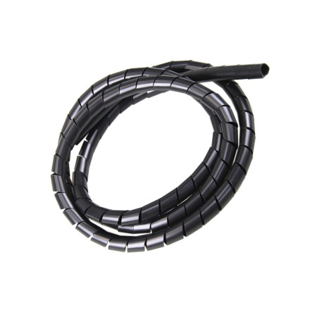 A11102 - Organizador de fios preto - 12 mm x 1,5 m