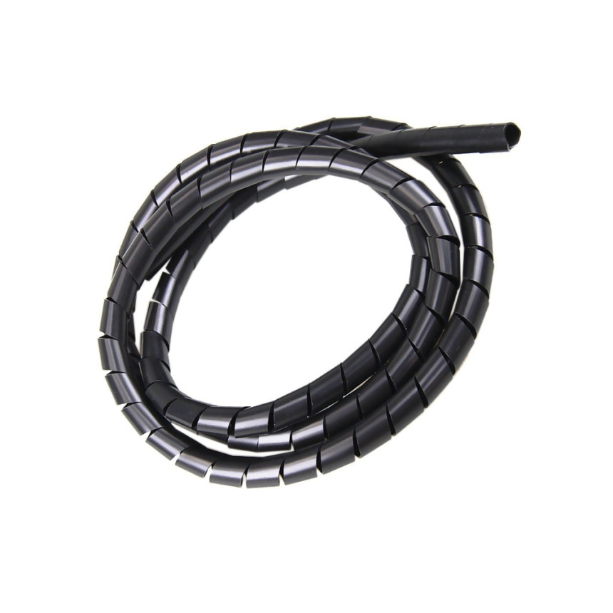 A11102 - Organizador de fios preto - 12 mm x 1,5 m