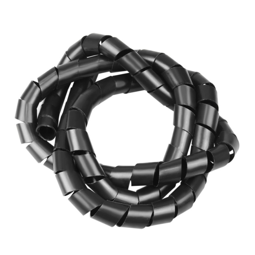 A11104 - Organizador de fios preto - 20 mm x 1,5 m