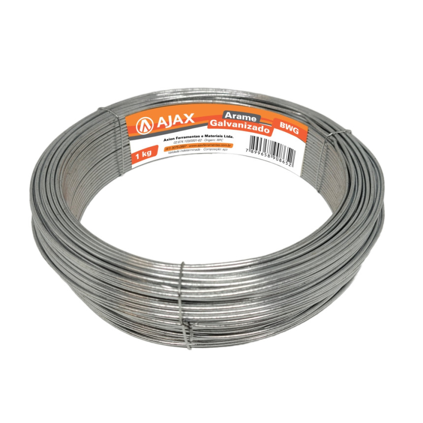 A30006 - Arame galvanizado - BWG 22 - 0,71 mm
