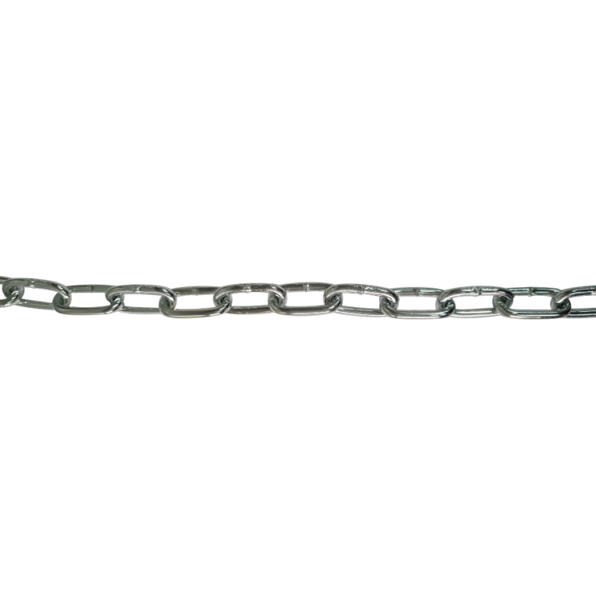 A31002 - Corrente galvanizada de elo curto - 4 mm - 12,5 kg