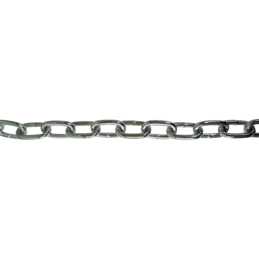 A31003 - Corrente galvanizada de elo curto - 4,8 mm - 12,5 kg