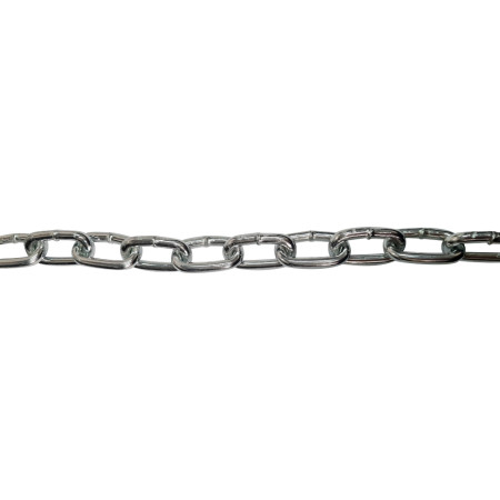 A31004 - Corrente galvanizada de elo curto - 6,4 mm - 12,5 kg