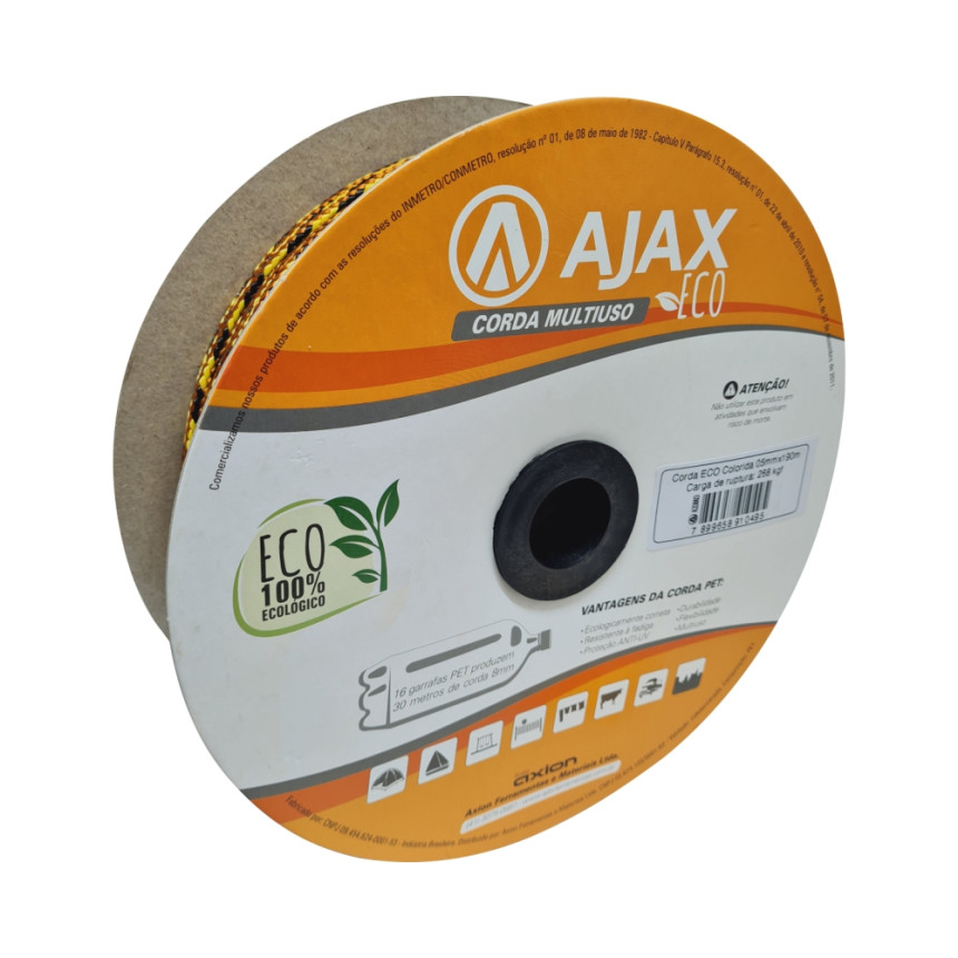 A33003 - Corda Eco colorida 05 mm x 190 m - carretel