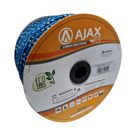 A33006 - Corda Eco azul/sortido 10 mm x 165 m - carretel
