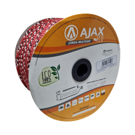 A33016 - Corda Eco vermelha/sortido 12 mm x 105 m - carretel