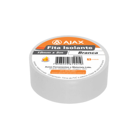 A03014 - Fita isolante branca - 5 metros