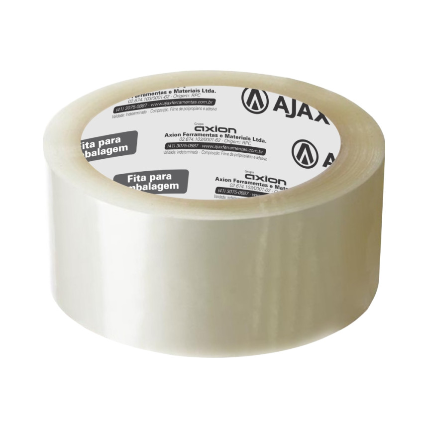 A03016 - Fita de embalagem transparente 48 mm X 100 m
