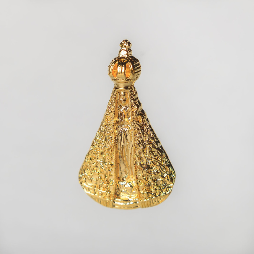 Pingente Nossa Sra. Aparecida em ouro 18 kt