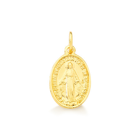 Pingente Nossa Sra das Graças em ouro 18 kt