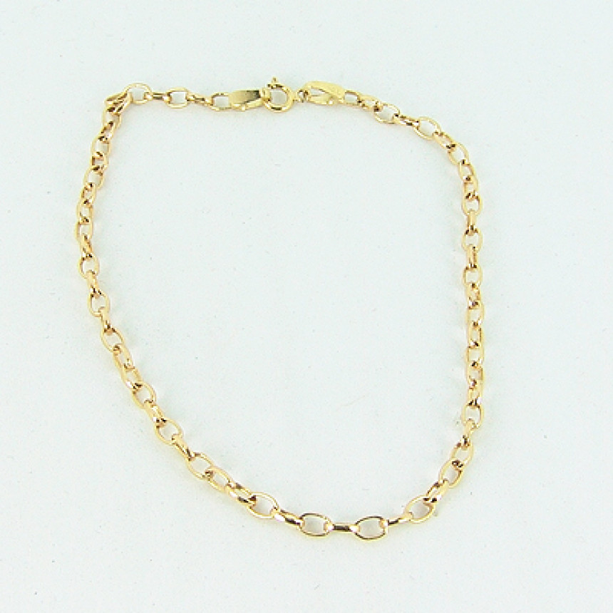 Pulseira portuguesa em ouro amarelo 18 kt
