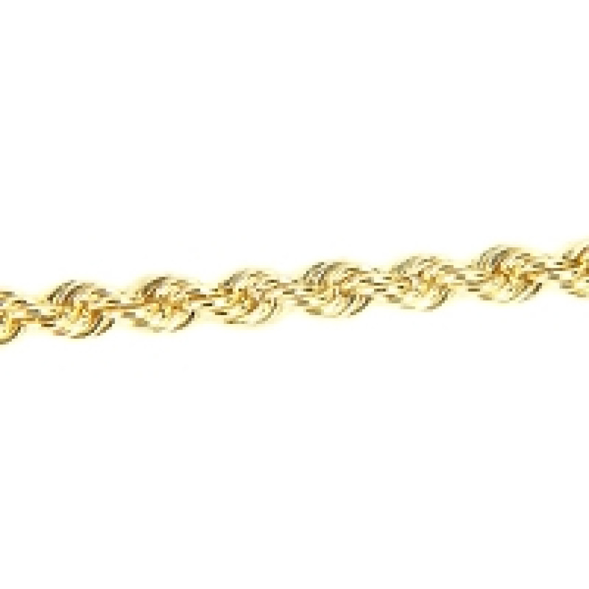 Pulseira corda em ouro 18 kt