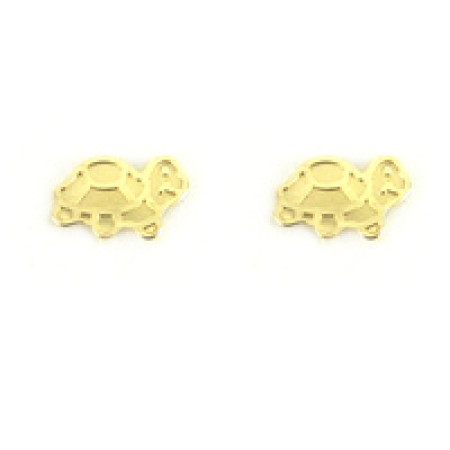 Brinco tartaruga em ouro amarelo 18 kt