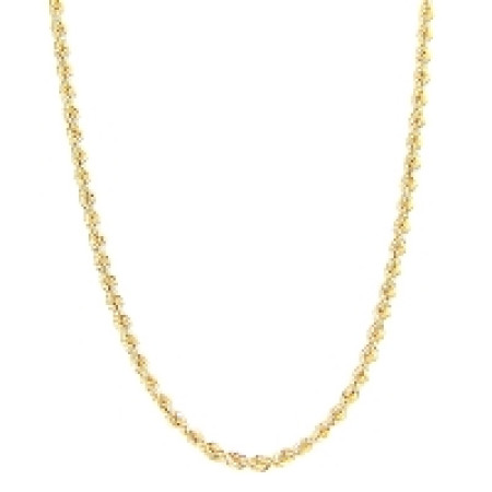 Corrente trançada em ouro 18kt