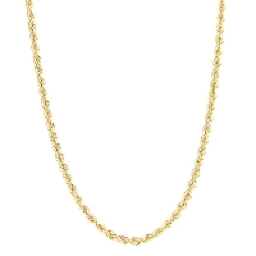 Corrente trançada em ouro 18kt